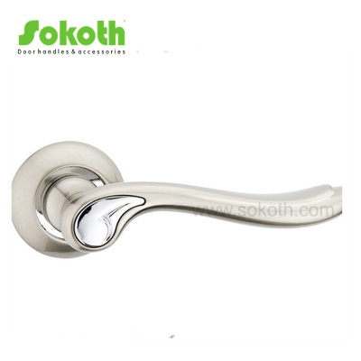 ZINC ALLOY LEVER ON ROSESKT-L051 SN CP