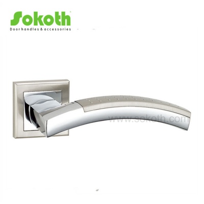 ZINC ALLOY LEVER ON ROSESKT-L049-1 SN CP