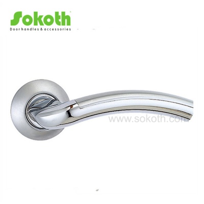 ZINC ALLOY LEVER ON ROSESKT-L038 SN CP