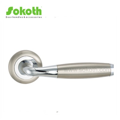 ZINC ALLOY LEVER ON ROSESKT-L031 SN CP