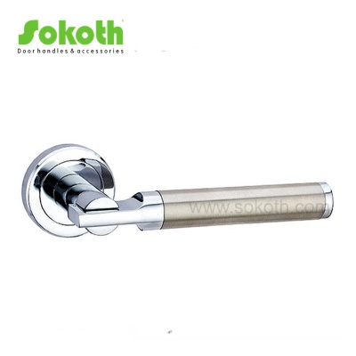 ZINC ALLOY LEVER ON ROSESKT-L030 SN CP