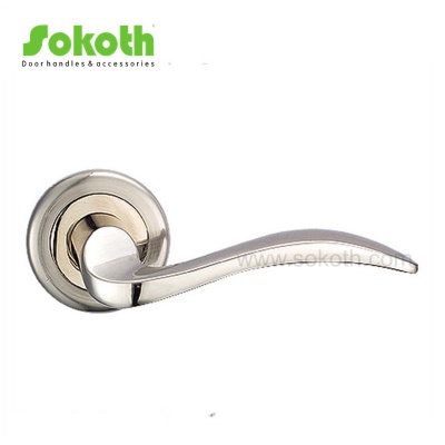 ZINC ALLOY LEVER ON ROSESKT-L026 SN NP