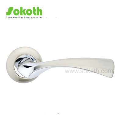 ZINC ALLOY LEVER ON ROSESKT-L022 SN CP