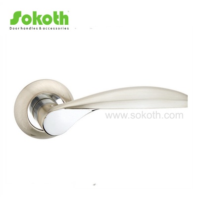 ZINC ALLOY LEVER ON ROSESKT-L021 SN CP
