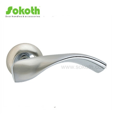 ZINC ALLOY LEVER ON ROSESKT-L020 SN CP