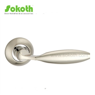 ZINC ALLOY LEVER ON ROSESKT-L018 SN NP