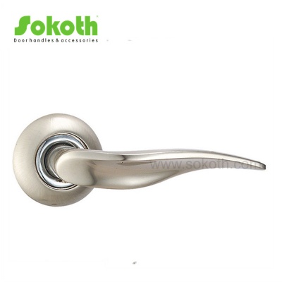 ZINC ALLOY LEVER ON ROSESKT-L013 SN CP