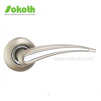ZINC ALLOY LEVER ON ROSESKT-L012 SN CP