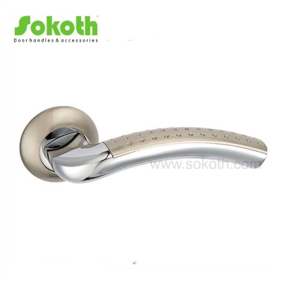 ZINC ALLOY LEVER ON ROSESKT-L009 SN CP