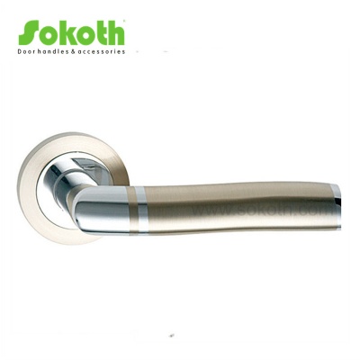 ZINC ALLOY LEVER ON ROSESKT-L005 SN CP