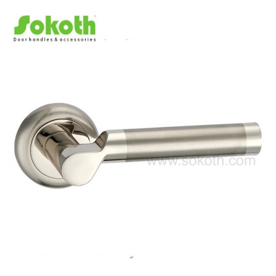 ZINC ALLOY LEVER ON ROSESKT-L003 SN NP
