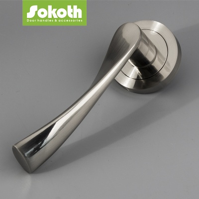 ALUMINUM MODERN CHEAP DOOR HANDLESKT-L017 SN NP