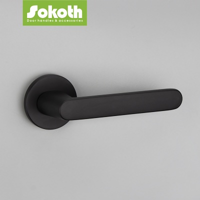 BLACK ALUMINUM ALLOY LEVER ON ROSESKT-L907