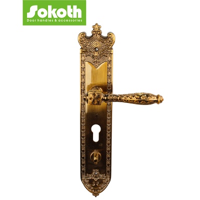 ZINC ALLOY LEVER ON PLATESKT-P005-Z