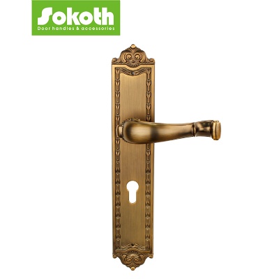 ZINC ALLOY LEVER ON PLATESKT-P007-Z