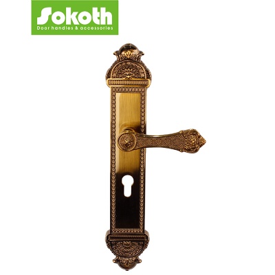 ZINC ALLOY LEVER ON PLATESKT-P008-Z