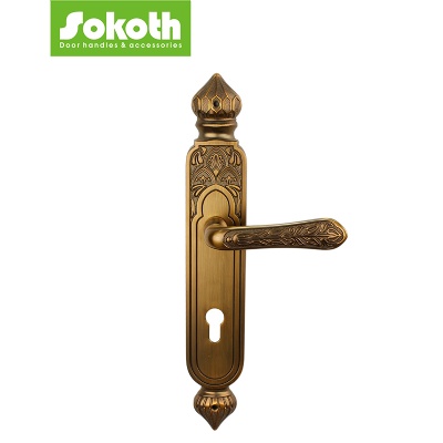 ZINC ALLOY LEVER ON PLATESKT-P009-Z