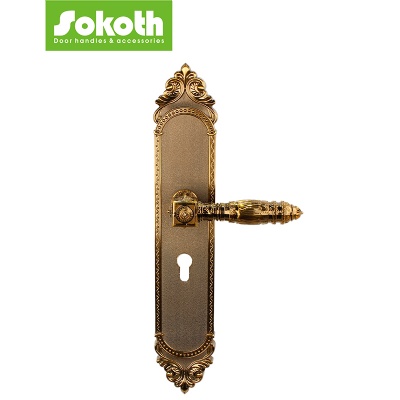 ZINC ALLOY LEVER ON PLATESKT-P013-Z