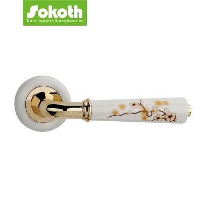 ZINC ALLOY LEVER ON ROSESKT-L351-Z