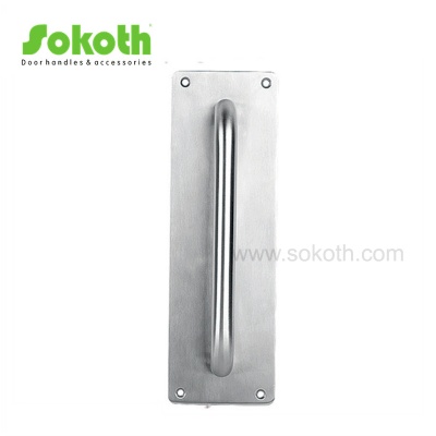 STAINLESS STEEL LEVER ON PLATEHS SS